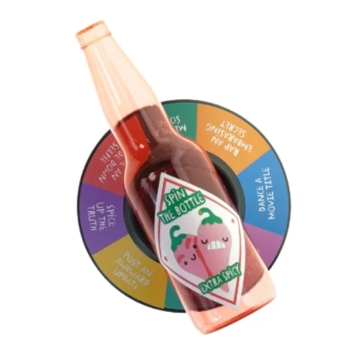 Flaskehalsen pejer på fra Tiger (str. 18x12,5 cm)