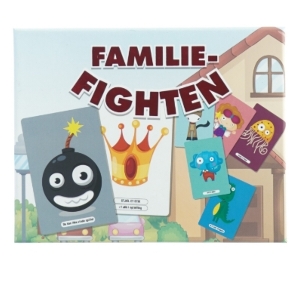 Brætspil 'Familie Fighten' fra Legekæden (str. 106 kort)