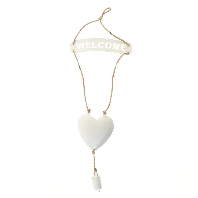 Velkommen dekoration med hjerte (str. 66 cm)