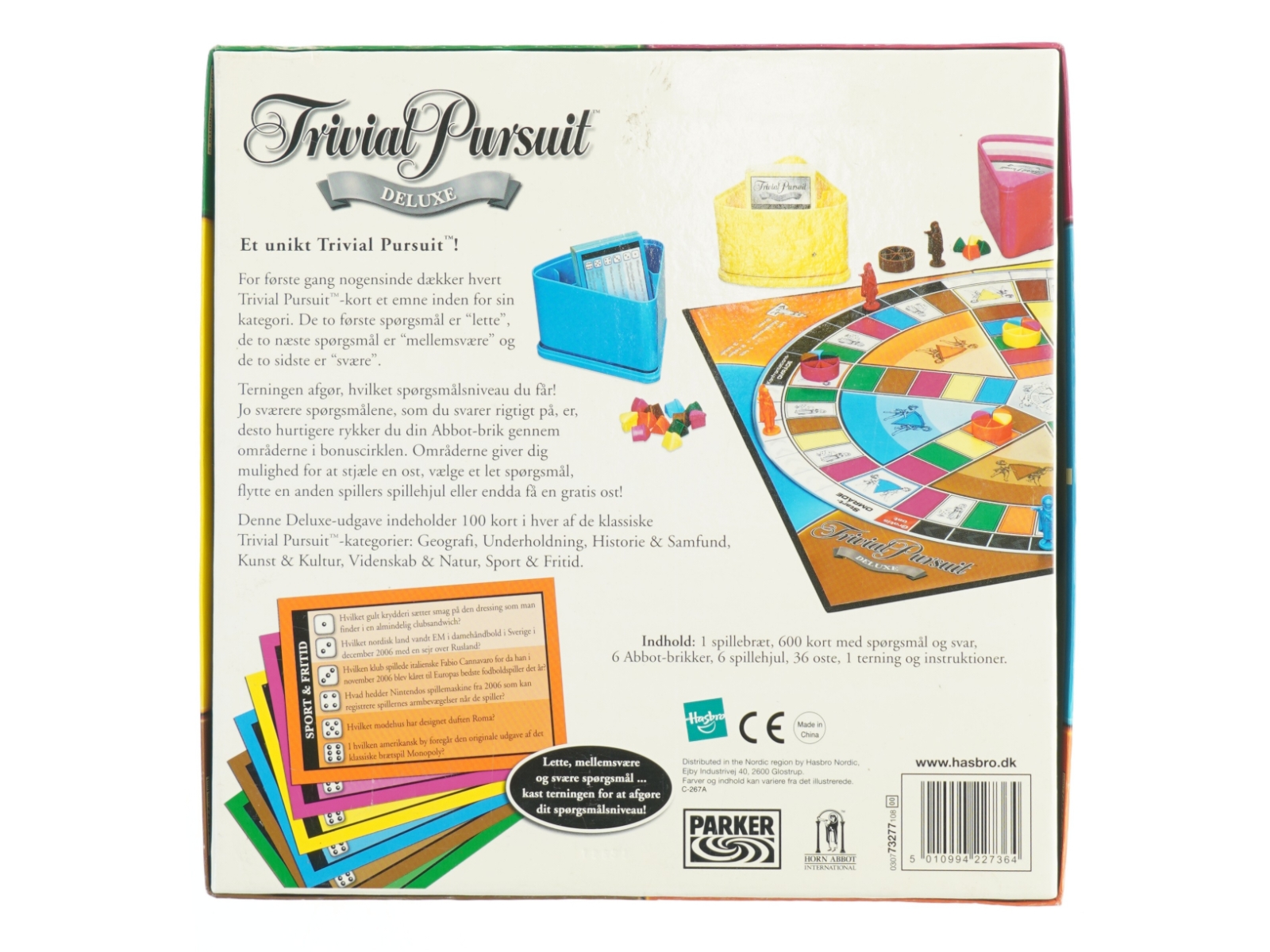 Trivial Pursuit Deluxe brætspil fra Hasbro (str. 27x9 cm)