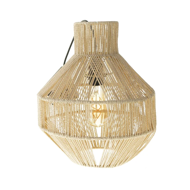 Pendellampe med snor fra Jysk (str. 37 cm)