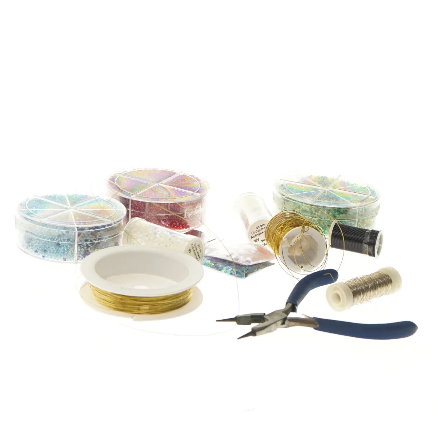 Sæt med smykkefremstillingsmaterialer