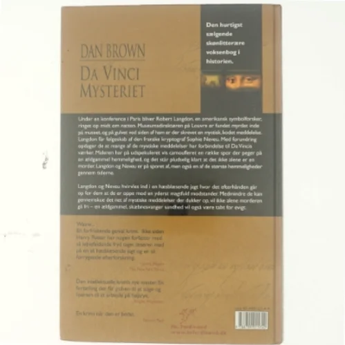 Da Vinci Mysteriet af Dan Brown (Bog)