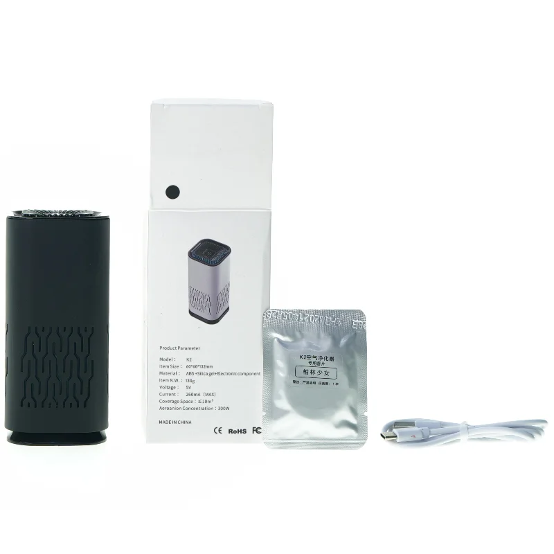 Portable air purifier fra K 2 (str. 13 x 6 x 6 cm)