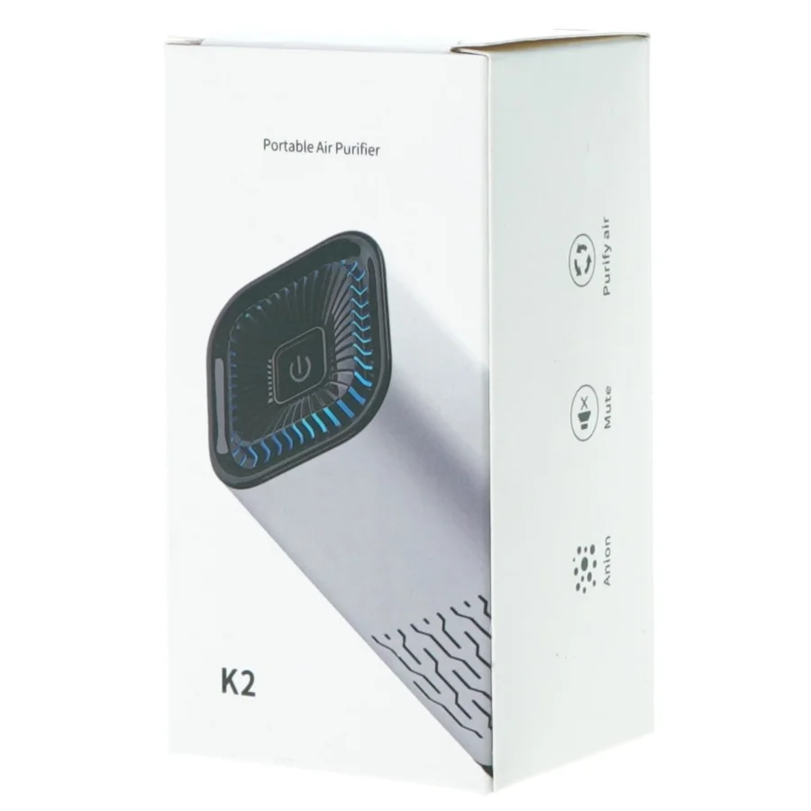 Portable air purifier fra K 2 (str. 13 x 6 x 6 cm)