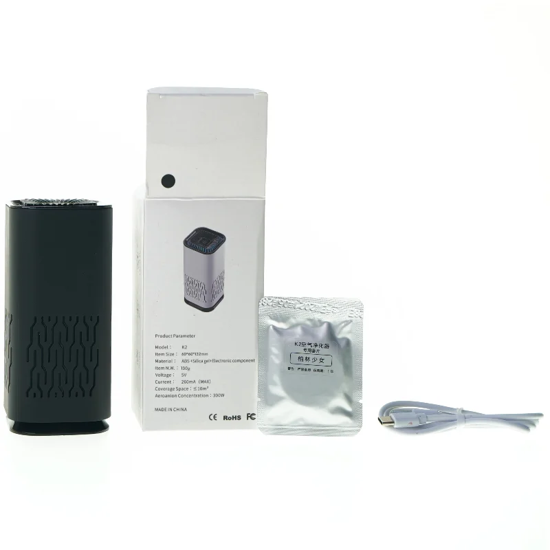 Portable air purifier fra K 2 (str. 13 x 6 x 6 cm)
