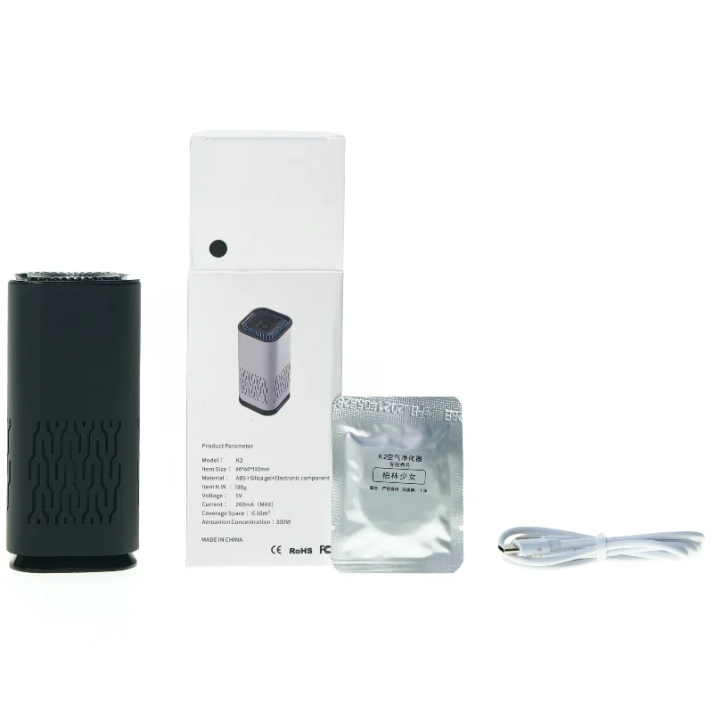 Portable air purifier fra K 2 (str. 13 x 6 x 6 cm)