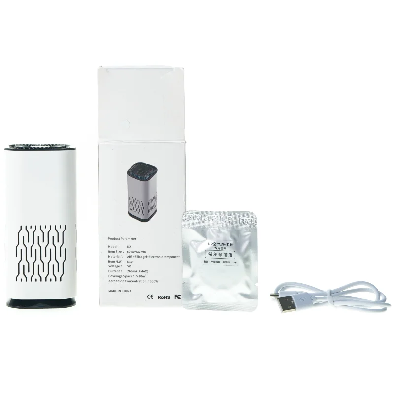 Portable air purifier fra K 2 (str. 13 x 6 x 6 cm)