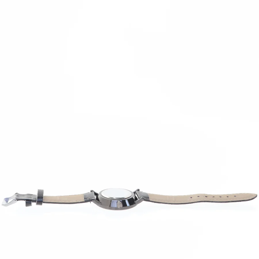 Sort armbåndsur fra Geneva (str. 24 cm)