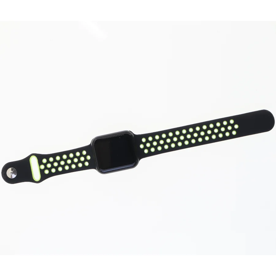Smartwatch med grøn sportsrem (str. 27 cm)