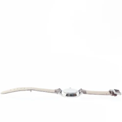 Brun læderrem ur fra Geneva (str. 24 cm)