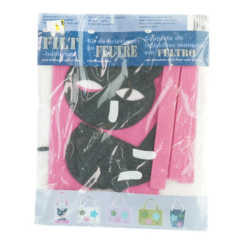 Filt-hobbytaske sæt fra Feltro (str. 36 x 29 cm)