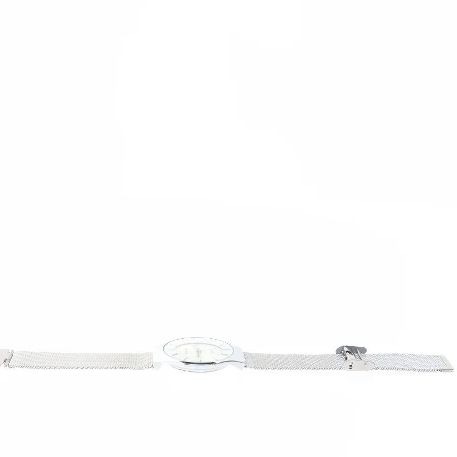 Sølvfarvet armbåndsur fra Kemanqi (str. 23 cm)