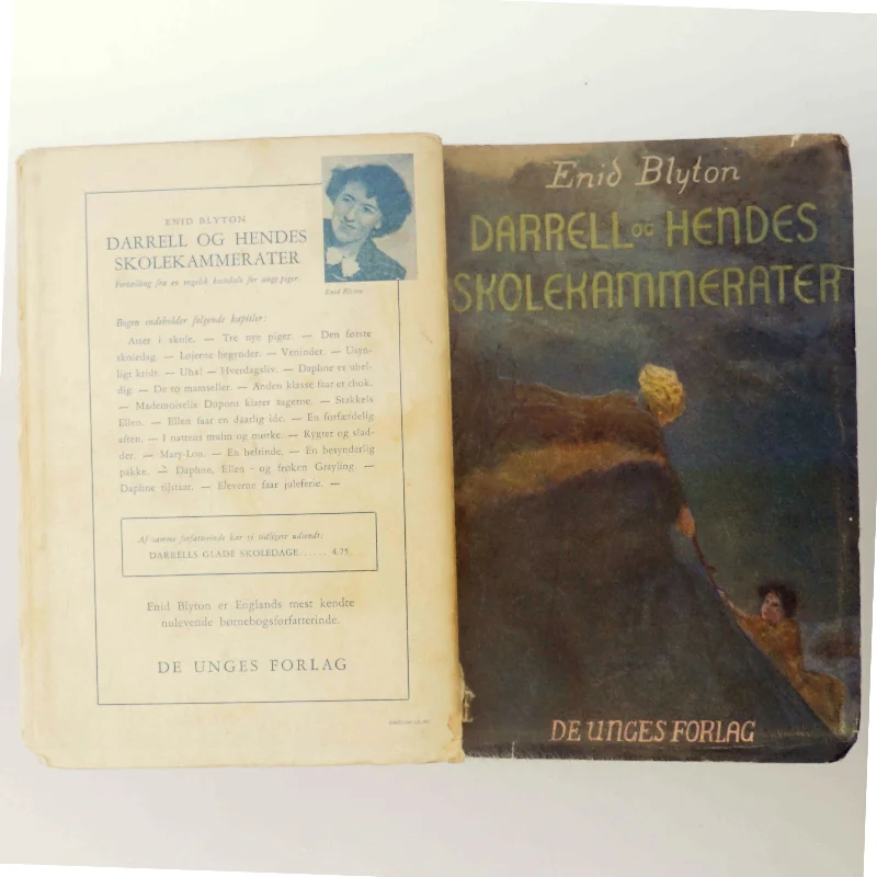 Enid Blyton bog 'Darrell og hendes skolekammerater' fra De Unges Forlag
