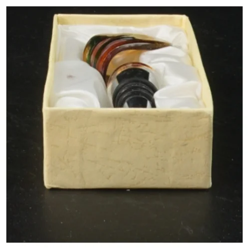 Flaskeprop  i muranoglas fra Venedig og metal (str. 14 cm i går eller jamen det det er nok bare er det andre 120 kr en telefon ja, men den den er fundet undskyld og nu har så har jeg 2 af de her dem dem kommer du helt sikkert til at bytte rundt på hold lige at flytte den over i en eller 2 kasse)