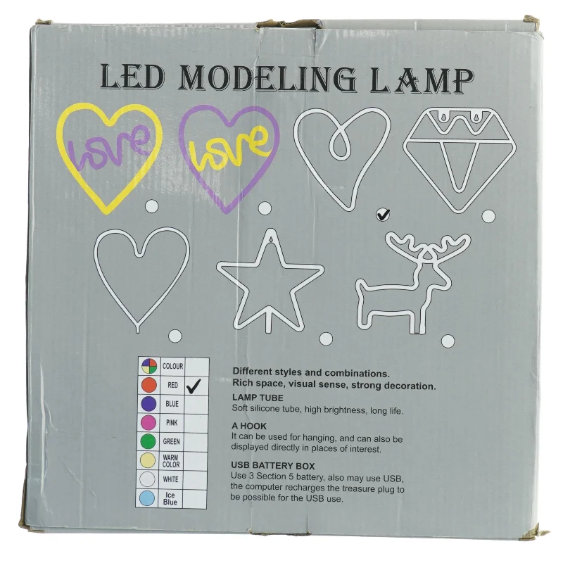 LED dekorationslampe (str. 32 x 28 cm)