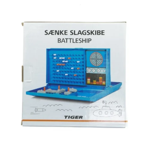 Sænke Slagskibe spil fra Tiger (str. 25 x 19 x 13 cm)