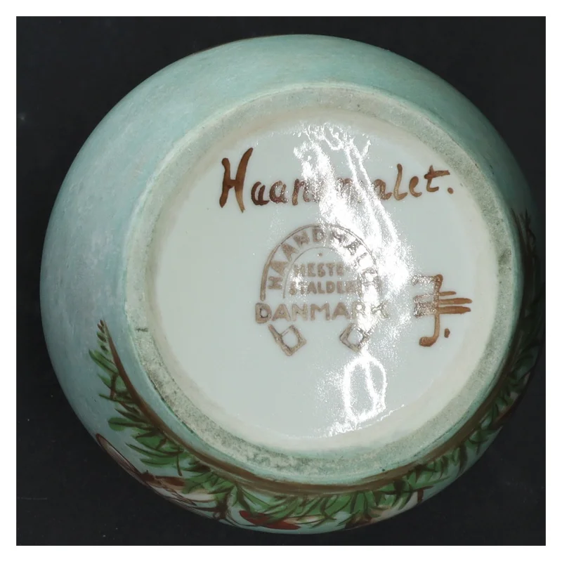 Håndmalede vaser (str. H 16 cm)