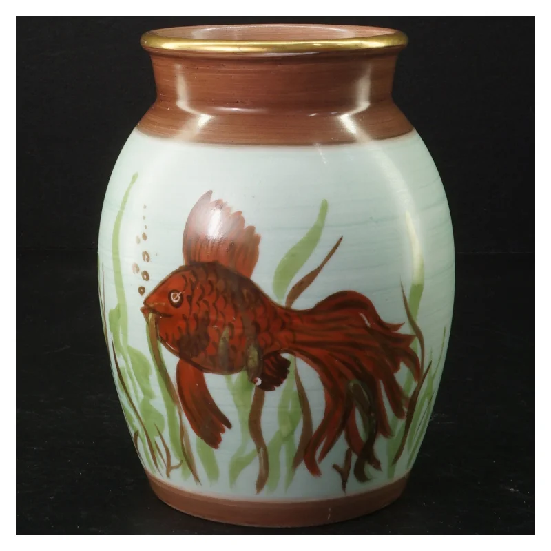 Håndmalede vaser (str. H 16 cm)