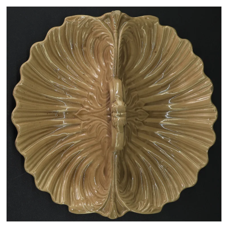 Keramikkagefad med håndtag (str. 24 x 24 cm)