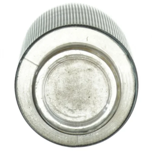 Glas krukke til blomst (str. 14 x 12 cm)