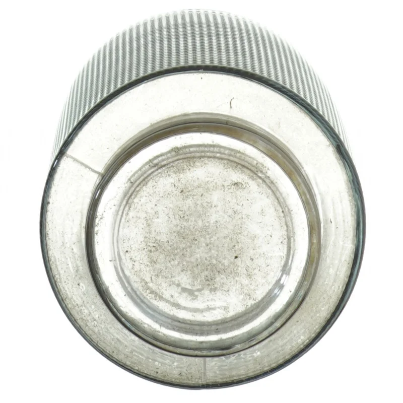 Glas krukke til blomst (str. 14 x 12 cm)