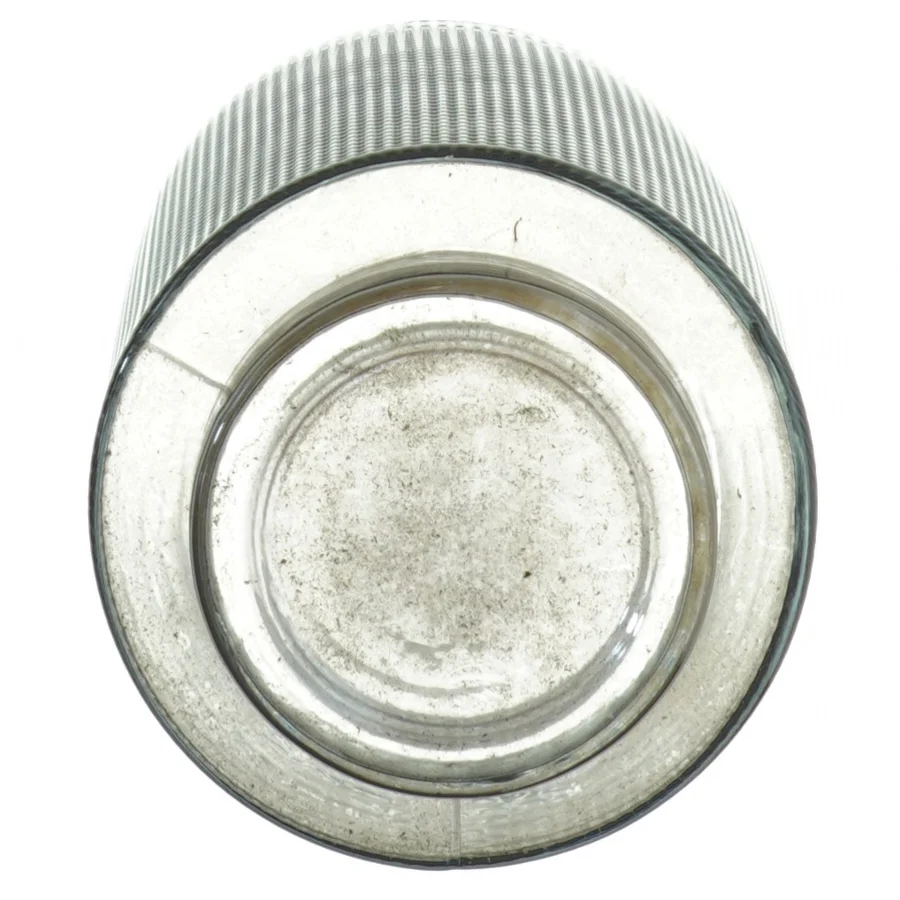 Glas krukke til blomst (str. 14 x 12 cm)