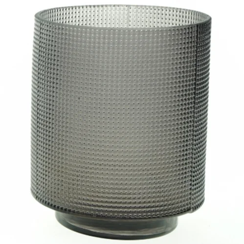 Glas krukke til blomst (str. 14 x 12 cm)