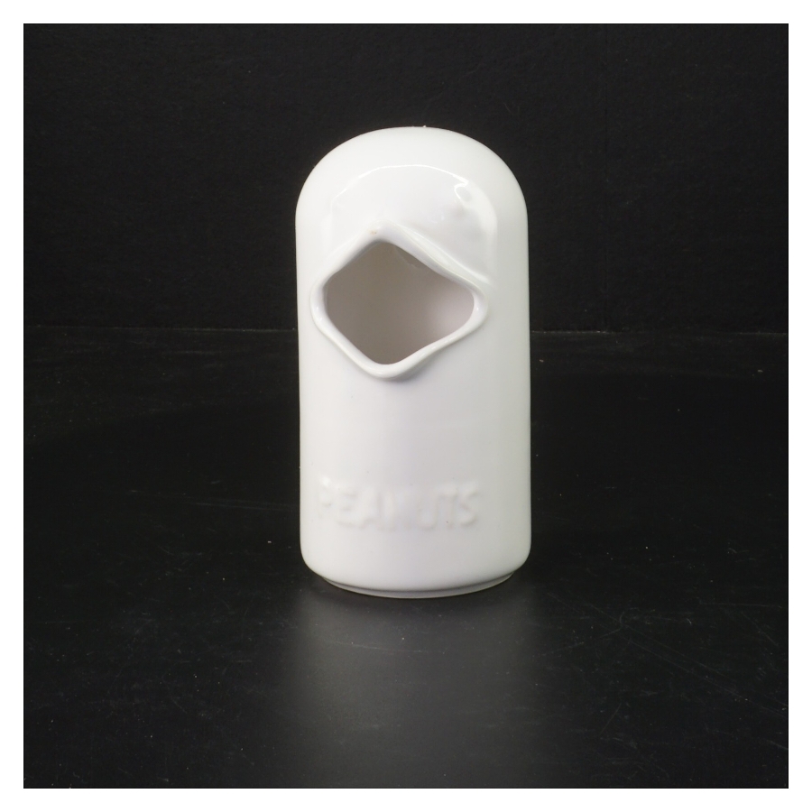 Glas peanutskrukke (str. 13 cm)