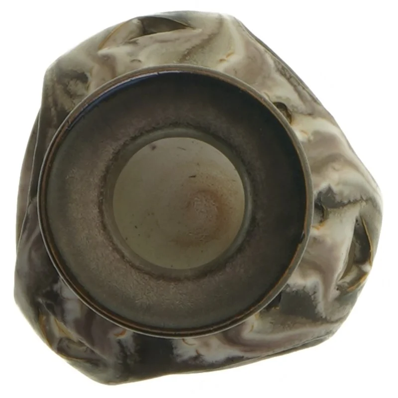 Keramisk lysestage (str. 9 cm)