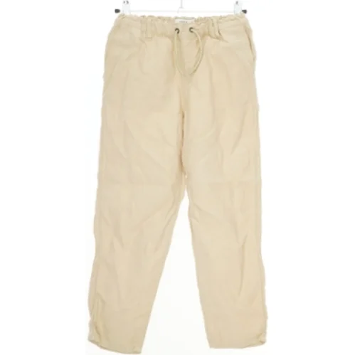 Beige bukser med elastik og snøre fra Name It (str. 134)