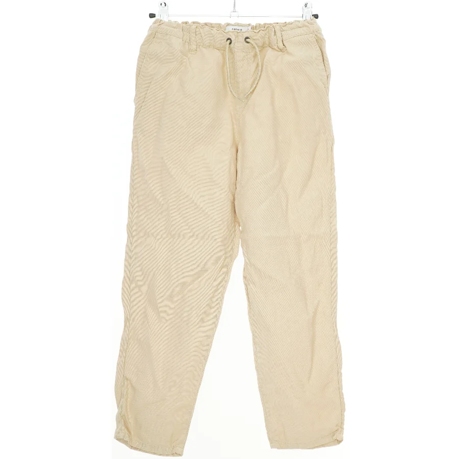 Beige bukser med elastik og snøre fra Name It (str. 134)