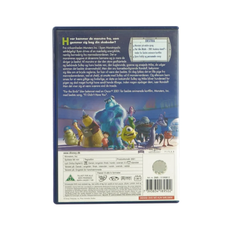 Monsters inc (DVD)