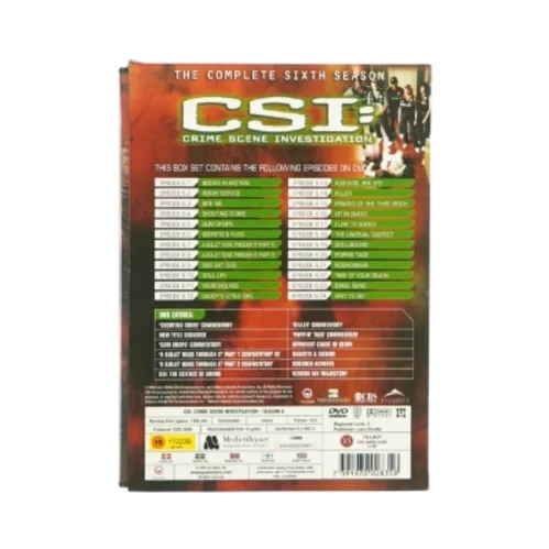 CSI, sæson 6 (DVD)