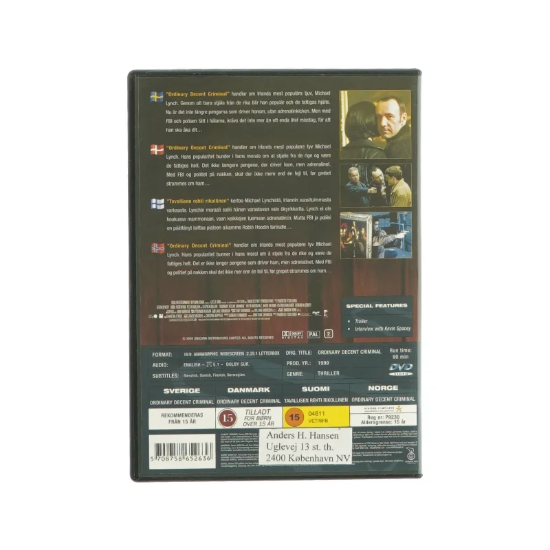 Ordinary decent criminal (DVD)
