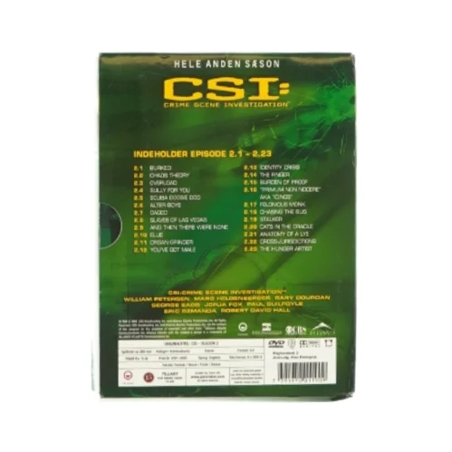 CSI, sæson 2 (DVD)