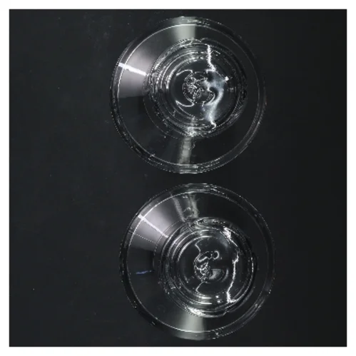 Glas lysestager fra Rosendahl (str. 2 styk, ø 10,5 cm)