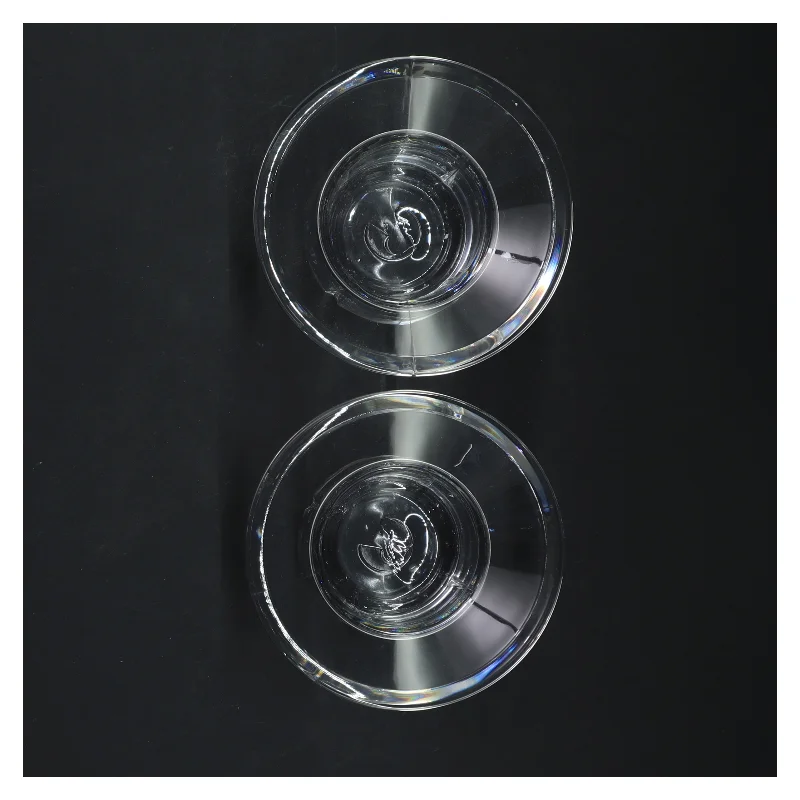 Glas lysestager fra Rosendahl (str. 2 styk, ø 10,5 cm)