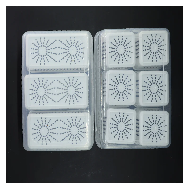 Opbevaringsbeholder med ruminddelinger (str. 22x16 cm)