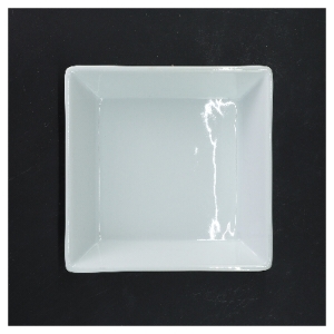 Hvide porcelæn tallerkener fra aida (str. 15x15 cm)