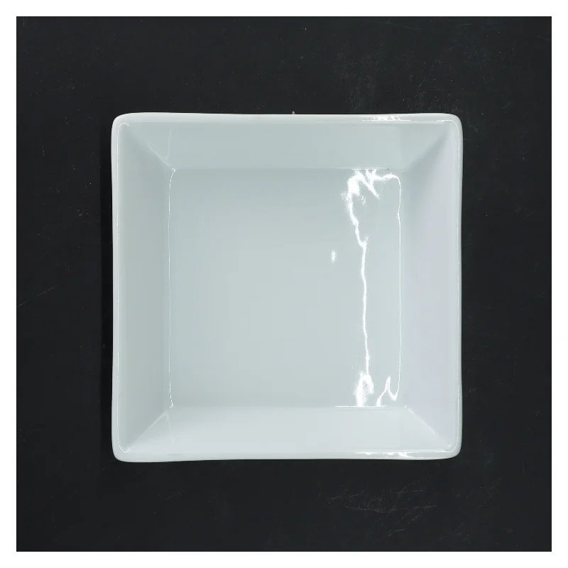 Hvide porcelæn tallerkener fra aida (str. 15x15 cm)