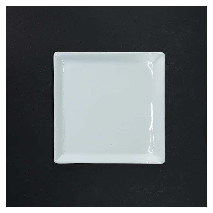 Kvadratiske porcelænstallerkener fra aida (str. 15x15 cm)