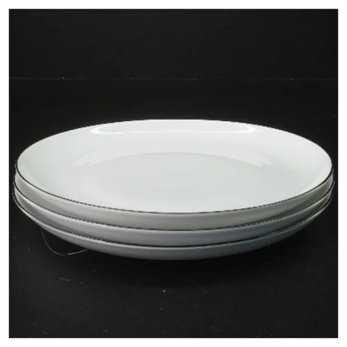 Hvide tallerkener, Ø 22 cm fra Atelier (str. Ø 22 cm)