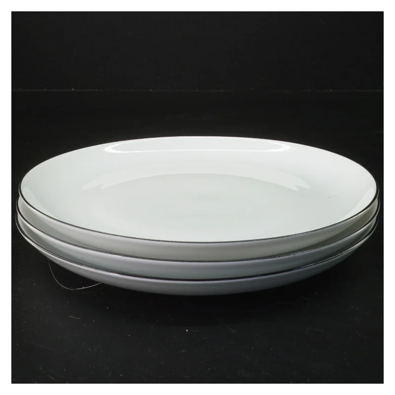 Hvide tallerkener, Ø 22 cm fra Atelier (str. Ø 22 cm)