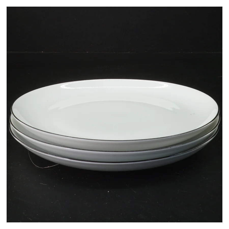 Hvide tallerkener, Ø 22 cm fra Atelier (str. Ø 22 cm)
