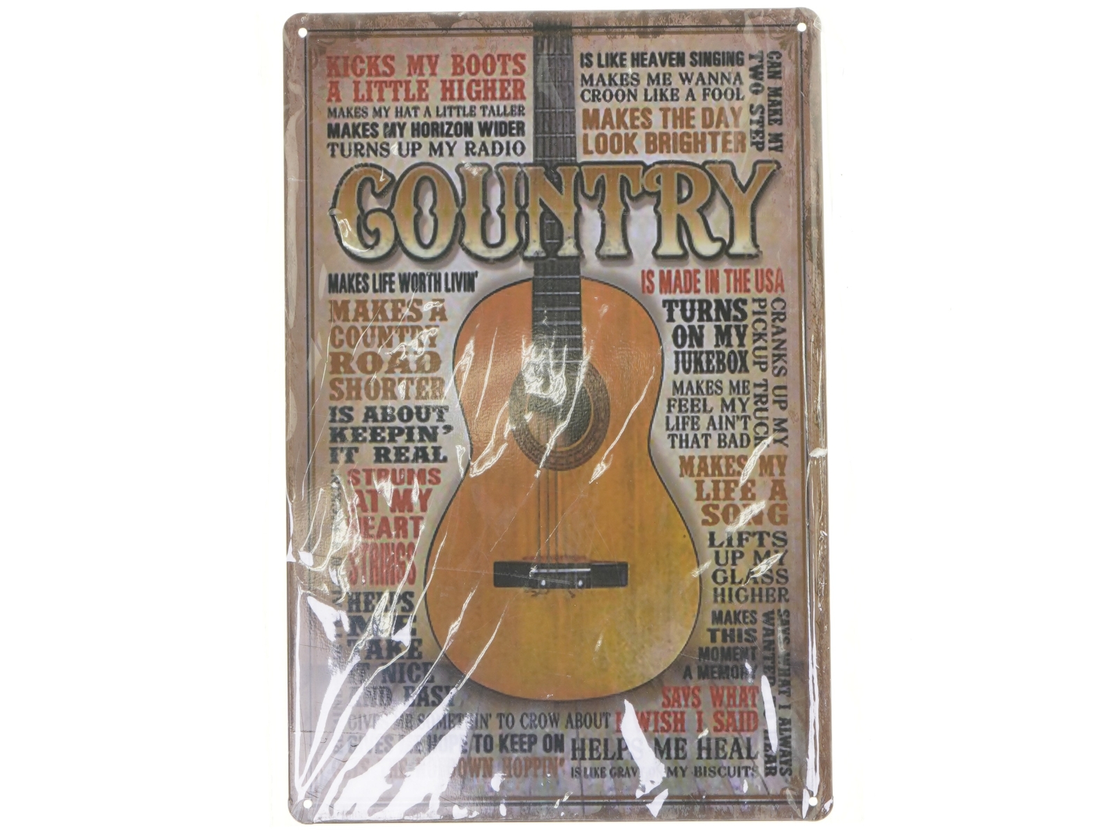 Countrymusik - skilt (str. 30x20 cm)