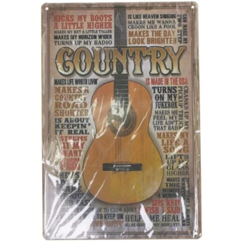Countrymusik - skilt (str. 30x20 cm)