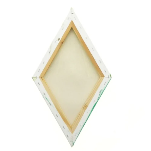 Abstrakt maleri på lærred (str. 52 x 30 cm)