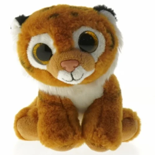 Plys tigerbamse (str. 16x10 cm)