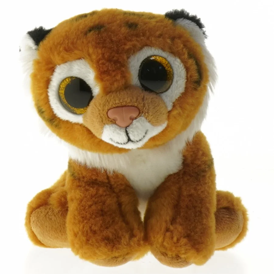 Plys tigerbamse (str. 16x10 cm)